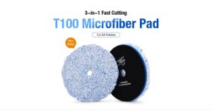 Shine Mate 3-in-1 Fast Cutting T100 Microfiber Pad 3 Inch