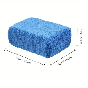 Grey Microfiber Applicator Block